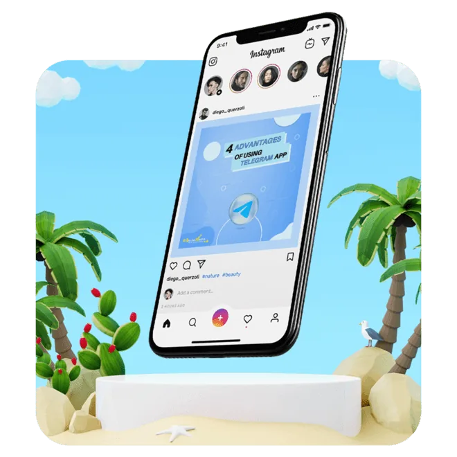 Non-drop accounts for Instagram SMM panel